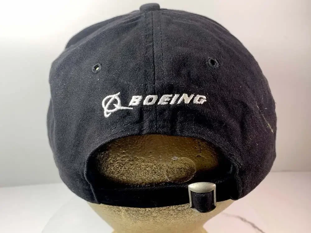 Boeing C-17 Aircraft Black embroidered baseball cap
